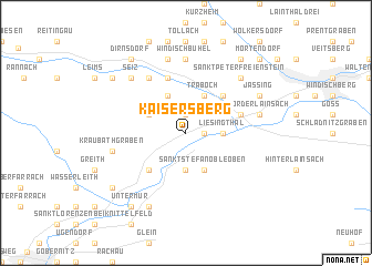 map of Kaisersberg