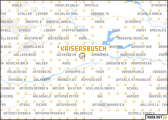 map of Kaisersbusch