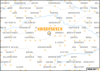 map of Kaisersesch