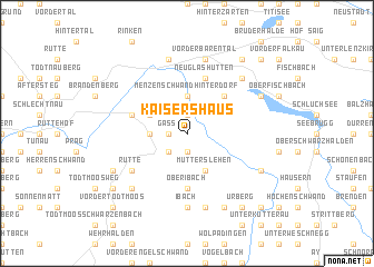 map of Kaisershaus