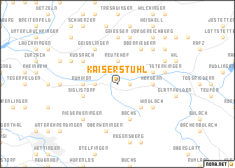 map of Kaiserstuhl