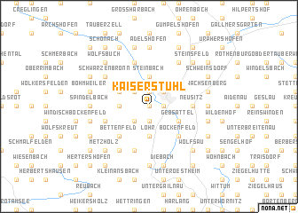 map of Kaiserstuhl