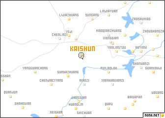 map of Kaishun