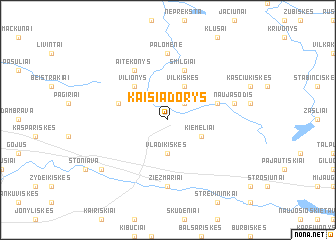 map of Kaišiadorys