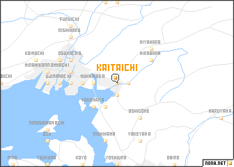 map of Kaitaichi