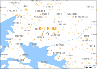 map of Kaitainen