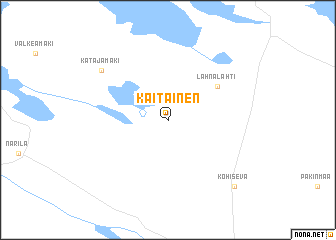 map of Kaitainen