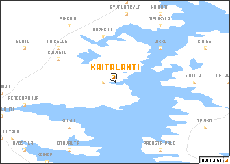 map of Kaitalahti