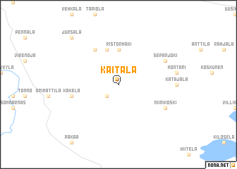 map of Kaitala