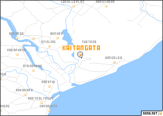 map of Kaitangata
