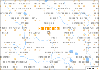 map of Kaitarbāri