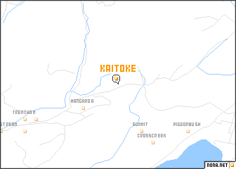 map of Kaitoke