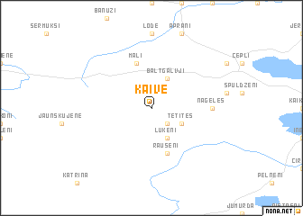 map of Kaive