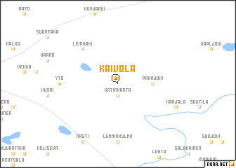 map of Kaivola