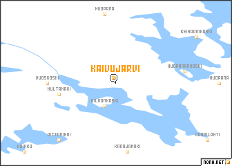 map of Kaivujärvi