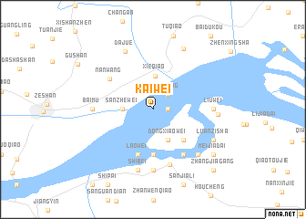 map of Kaiwei