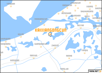 map of Kaixiangongcun