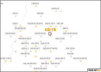 map of Kaiya