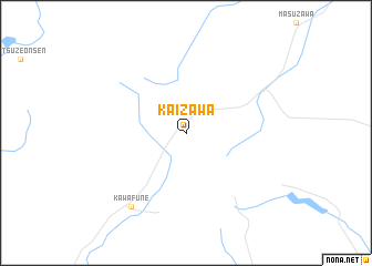 map of Kaizawa