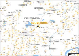 map of Kajae-dong