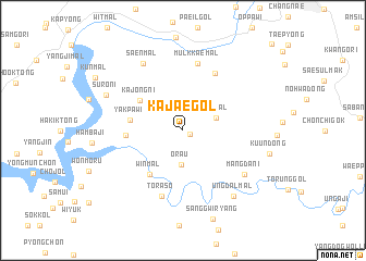 map of Kajae-gol