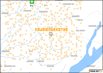 map of Kajāīen de Kothe
