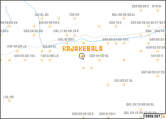 map of Kajak-e Bālā