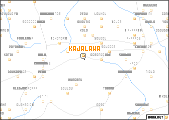 map of Kajalawa