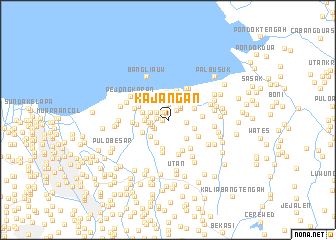 map of Kajangan