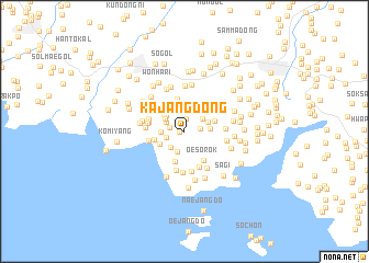 map of Kajang-dong