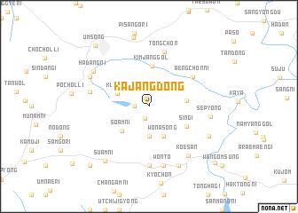 map of Kajang-dong