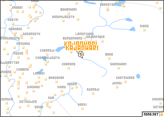 map of Kajanwāri