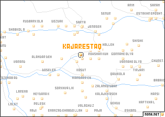 map of Kajarestāq