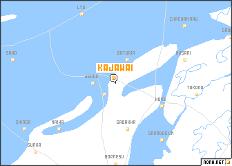 map of Kajawai