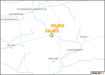 map of Kaj Bīd