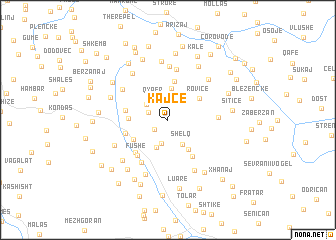 map of Kajcë