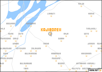 map of Kajibore II