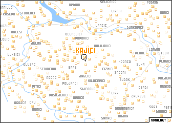 map of Kajići