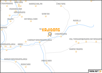 map of Kaji-dong