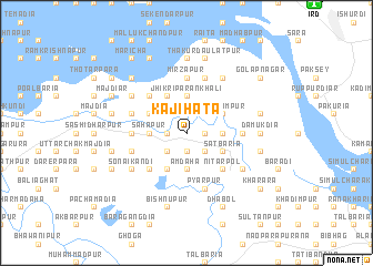 map of Kājihāta