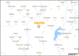 map of Kʼajīma