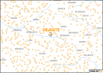 map of Kajkute