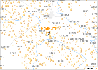 map of Kajkuti