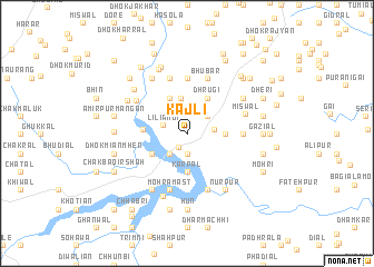 map of Kajli