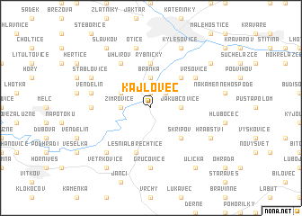 map of Kajlovec