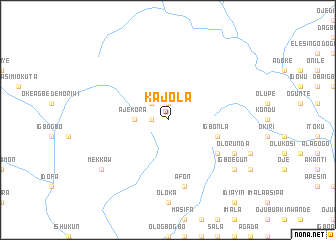 map of Kajola