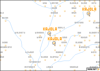 map of Kajola