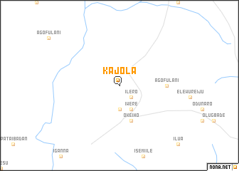 map of Kajola