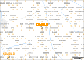 map of Kajola