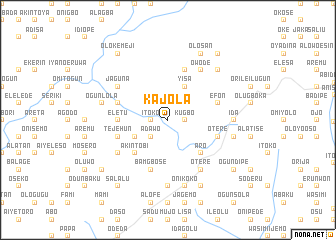 map of Kajola
